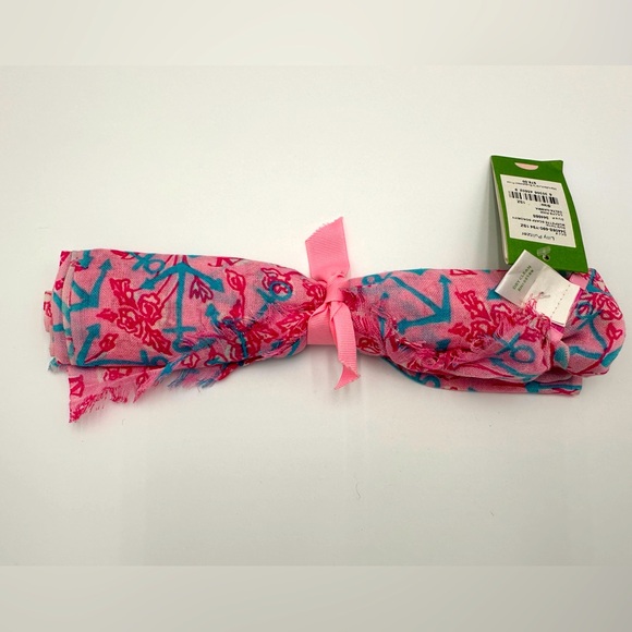 NWT Lilly Pulitzer Delta Gamma Murfette Scarf - Picture 6 of 6